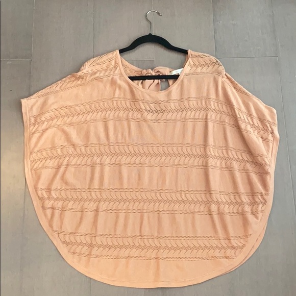 Lauren Conrad salmon poncho - Picture 1 of 4